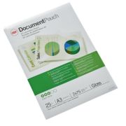 Folie laminare GBC, la cald, A3, 75 microni, 25 buc/set
