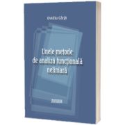 Unele metode de analiza functionala neliniara
