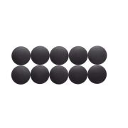 Magneti forma rotunda, D32mm, 0.80 kg forta, 10 buc/set, MAUL Solid - negru