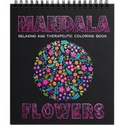 Carte colorat 31×31 cm mandala Flori