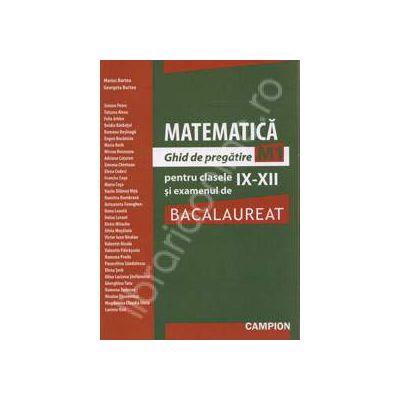 Bacalaureat 2011 Matematica - Ghid de pregatire M1