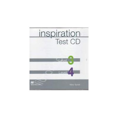 Inspiration Test CD Level 3 and Level 4