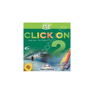 Curs de limba engleza Click On 2 - DVD