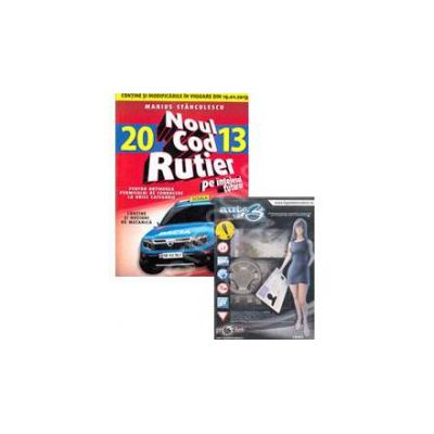 Pachet legislatie rutiera. Noul cod rutier 2013 si DVD cu software auto B+V. 3 pentru categoria B