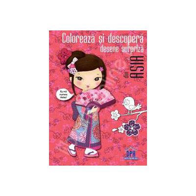 Coloreaza si descopera desene surpriza din Asia