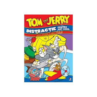 Tom si Jerry. Distractie pentru tot anul. Jocuri, activitati si pagini de colorat