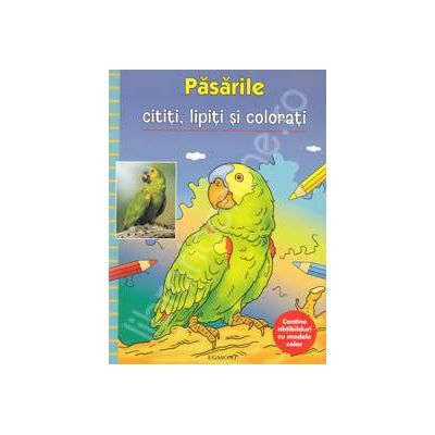 Pasarile cititi, lipiti si colorati