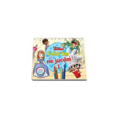 Disney, Coloram si ne jucam (1) - Planse de colorat cu activitati distractive
