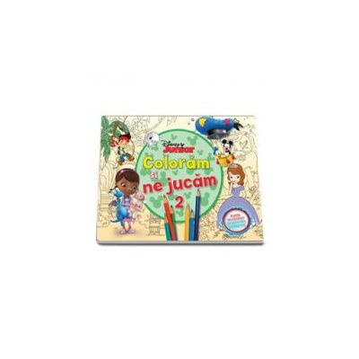 Disney, Coloram si ne jucam (2) - Planse de colorat cu activitati distractive
