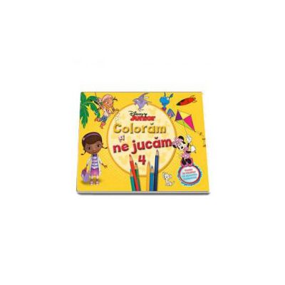 Disney, Coloram si ne jucam (4) - Planse de colorat cu activitati distractive