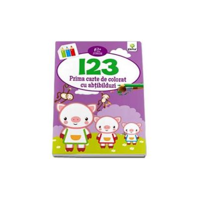 123. Prima carte de colorat cu abtibilduri - Varsta recomandata 2-5 ani