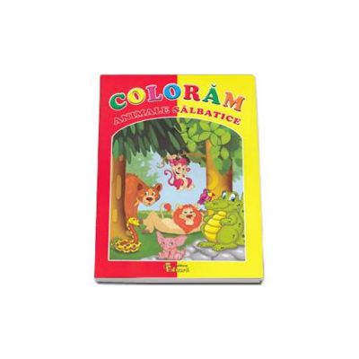 Coloram animale salbatice - Carte de colorat