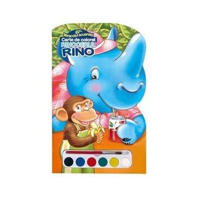 Rinocerul Rino. Miracolul acuarelei - Varsta recomanda 4-8 ani