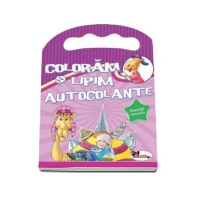 Coloram si lipim cu autocolante - Exercitii simpatice