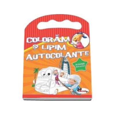 Coloram si lipim cu autocolante - Activitati distractive