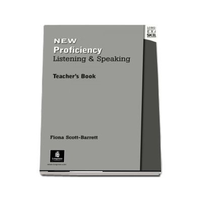 Longman Exam Skills CPE Listening and Speaking Teacher's Book New Edition de Fiona Scott-Barratt