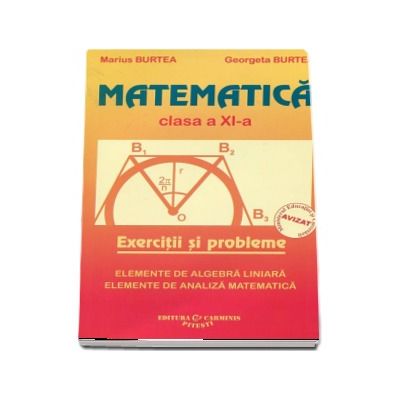 Matematica. Exercitii si probleme, pentru clasa a XI-a (Elemente de algebra liniara, elemente de analiza matematica) Matematica. Exercitii si probleme, pentru clasa a XI-a (Elemente de algebra liniara, elemente de analiza matematica)