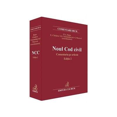 Noul Cod civil. Comentariu pe articole de Baias Flavius-Antoniu (Editia a 2-a)