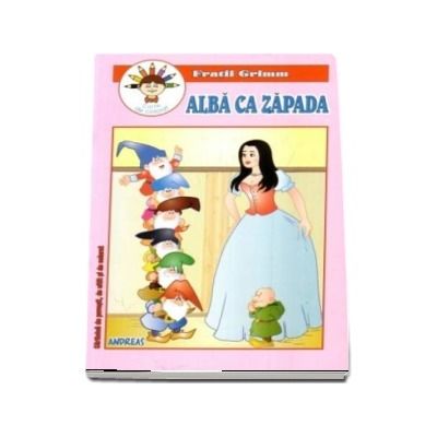 Alba ca zapada de Fratii Grimm (Carte de colorat)