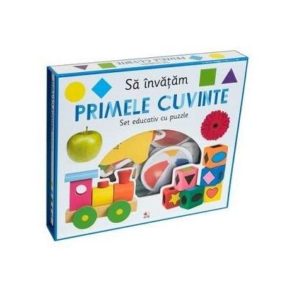 Sa invatam primele cuvinte - Set educativ cu puzzle