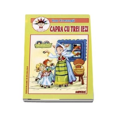 Capra cu trei iezi. Carte de colorat