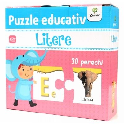 Litere - Puzzle educativ