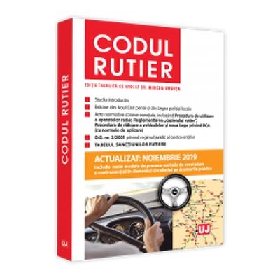 Codul rutier de Mircea Ursuta - Editie tiparita pe hartie alba