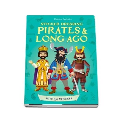 Sticker dressing pirates and long ago