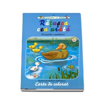 Ratusca cea urata - Carte de colorat