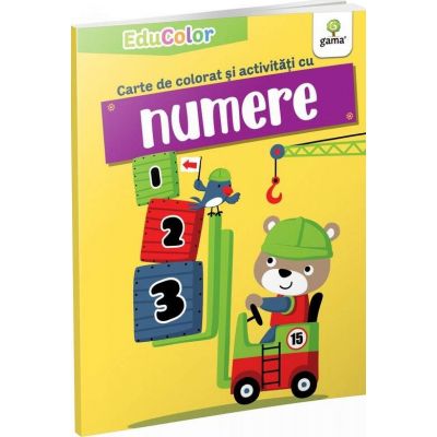 Carte de colorat si activitati cu numere