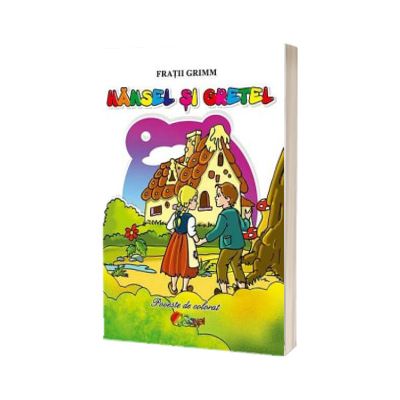 Hansel si Gretel, poveste de colorat