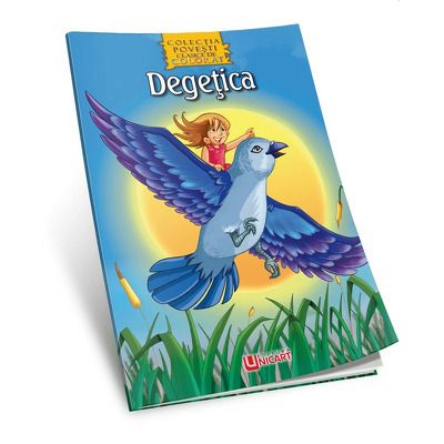Degetica - Povesti de colorat
