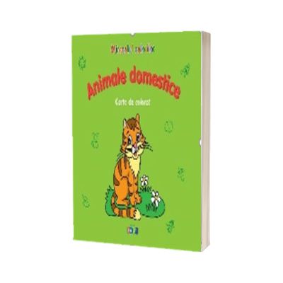 Animale domestice, carte de colorat