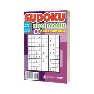 Sudoku nivel mediu. 91 grile sudoku. Numarul 135
