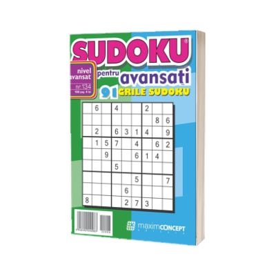 Sudoku pentru avansati. 91 grile sudoku. Numarul 134