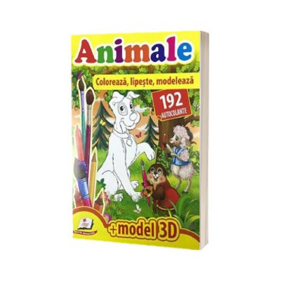 Animale. Coloreaza, lipeste, modeleaza