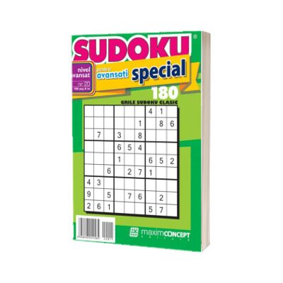 Sudoku pentru avansati special, numarul 20. 180 de grile sudoku clasic
