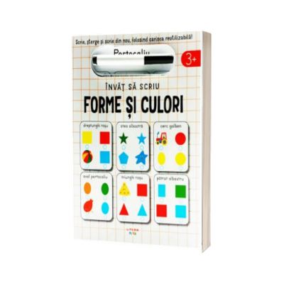 Invat sa scriu. Forme si culori