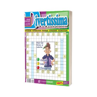 Divertissima, numarul 296. Nivel avansat, magazin de jocuri enigmistice