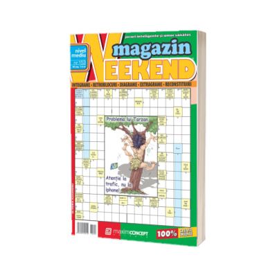 Weekend magazin, numarul 153. Magazin de integrame si jocuri exclusiv cu bancuri