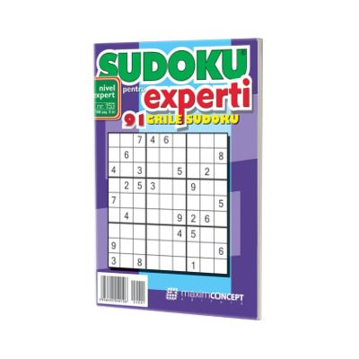 Sudoku pentru experti. 91 grile sudoku. Numarul 153