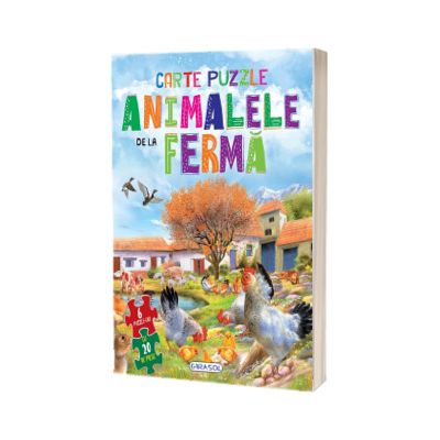 Carte cu 6 puzzle-uri - Animalele de la ferma