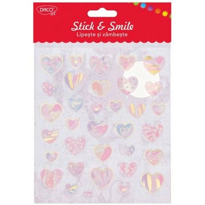 Abtibild - AB139 Inimi pastel Lipeste si zambeste