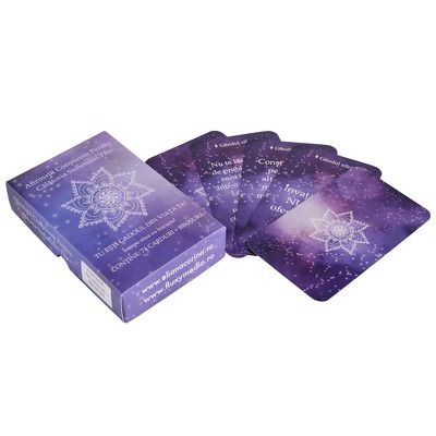 Set de carduri - Afirmatii constiente pentru calatoria sufletului tau