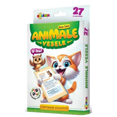 27 de cartonase. Animale vesele