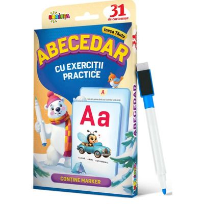 31 cartonase. Abecedar cu exercitii practice