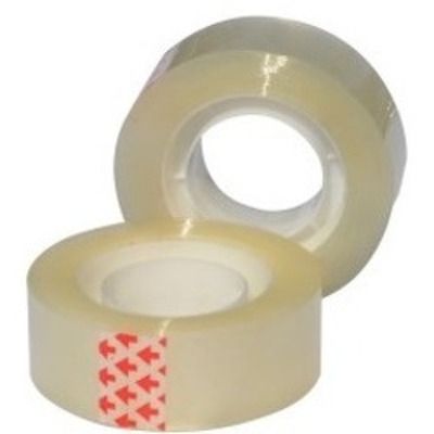 Banda adeziva 18mm x 33 m, 40 microni, 8 role/set, Optima - transparent