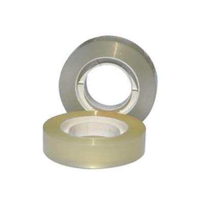 Banda adeziva 18mm x 33 m, 40 microni, ambalata individual, Optima - transparent