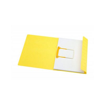 Dosar carton color cu alonja arhivare de mare capacitate, DJOIS Secolor - galben