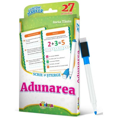 Scrie si sterge. 27 de cartonase. Inmultirea